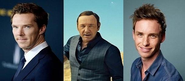 اسپیسی، ردماین و کامبربچ شوالیه می‌شوند