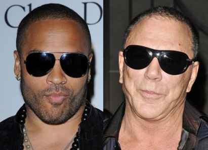 میکی رورک، روزاریو داوسون و لنی کراویتز در The Blind Bastard Club